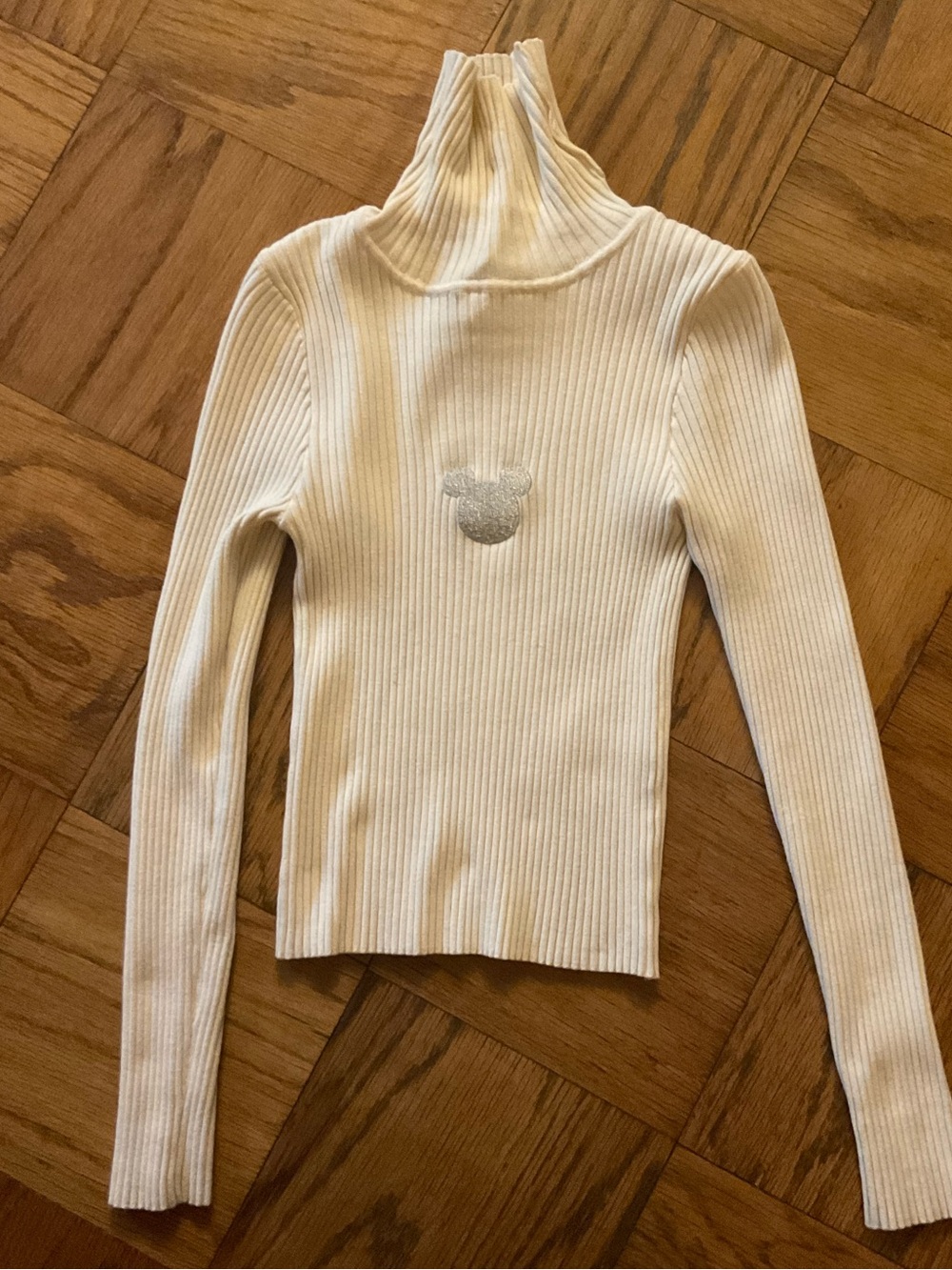 Forever 21 Mickey Mouse Turtleneck Top Sz. L